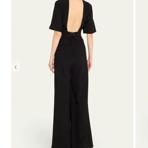 ULLA JOHNSON Deia Open Back Wide-Leg Jumpsuit